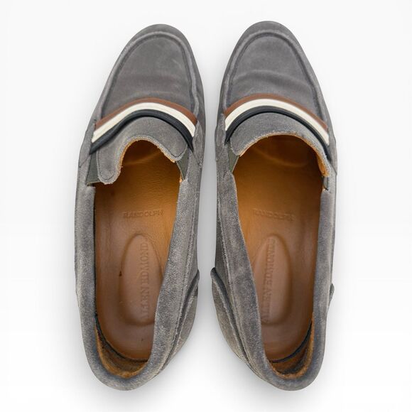 Allen Edmonds Randolph Signature Loafers Men\'s Sz 8.5D Gray Suede Comfort Shoes main image 8